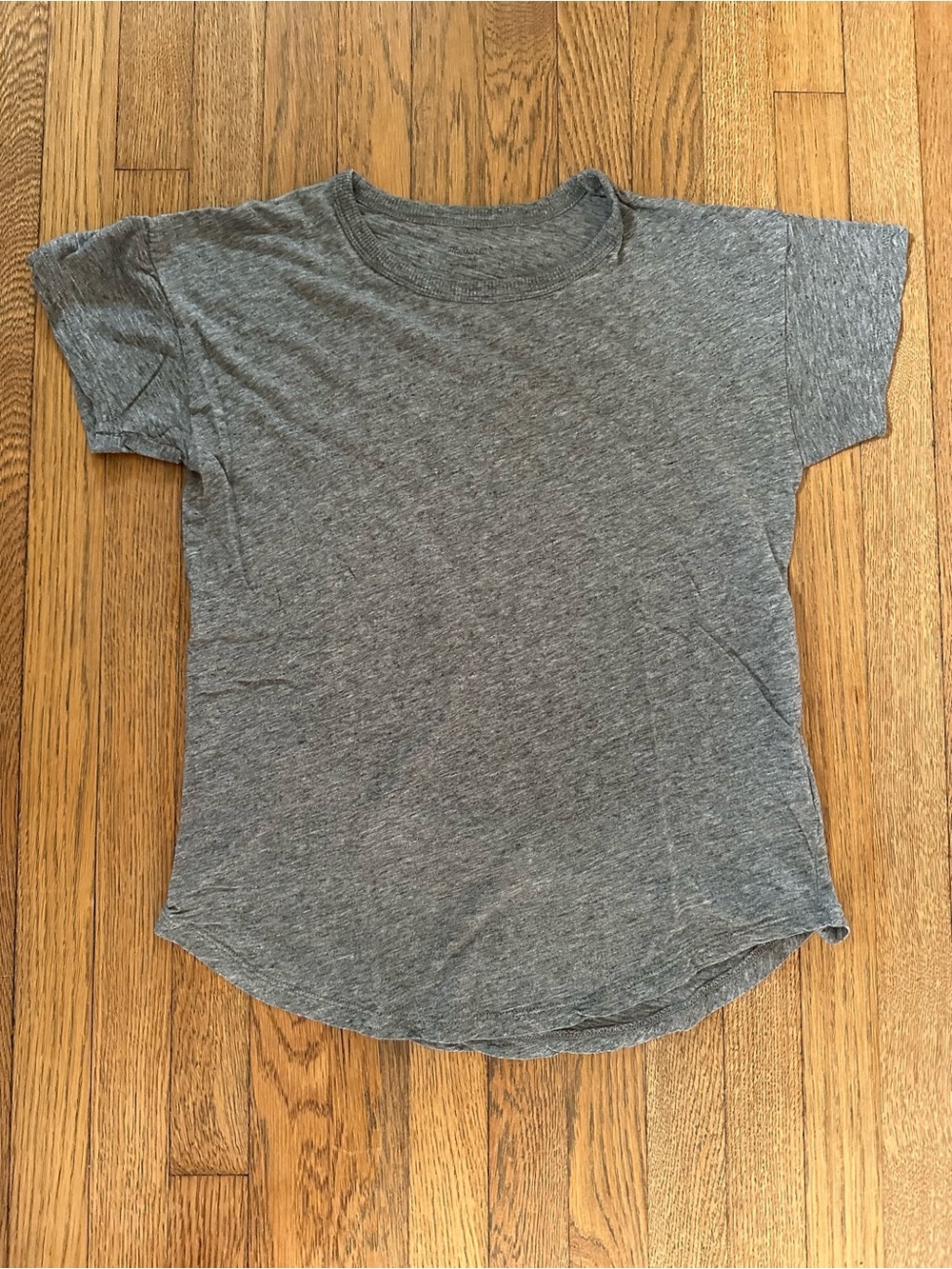 Madewell Whisper Cotton-Rib Crewneck Tee - XS